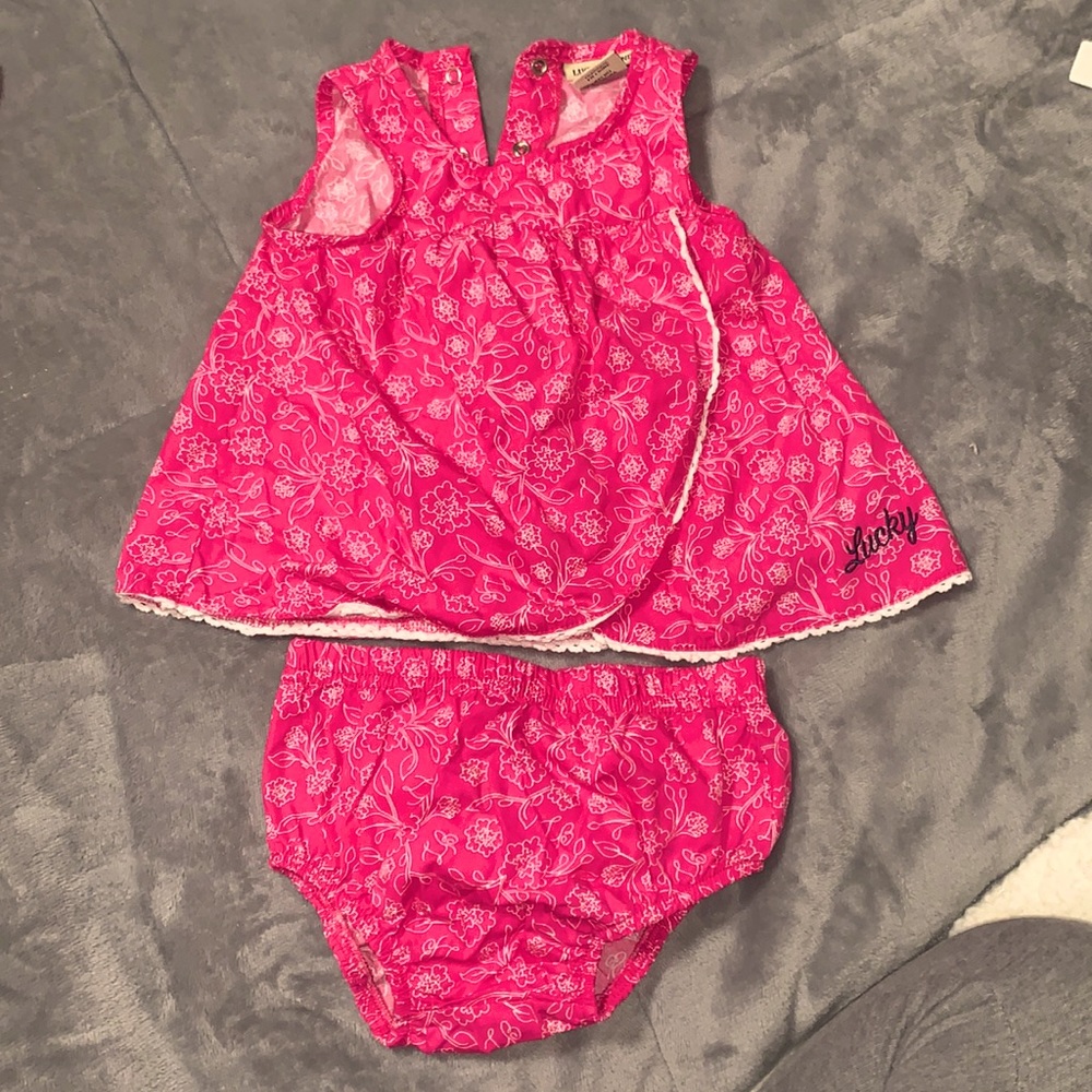 Baby girl matching set 6-9M